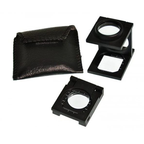 1 Cm Full Çelikkaplı Full Çelik Kaplı Katlamalı Büyüteç Th-9008A - Resim 3