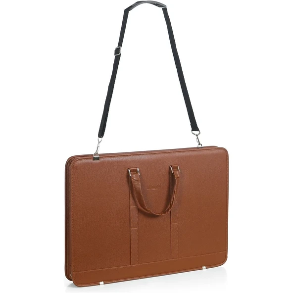 Bback Deri Körüklü Proje Resim Çantası 40x55 cm. TABA ürün görseli 1