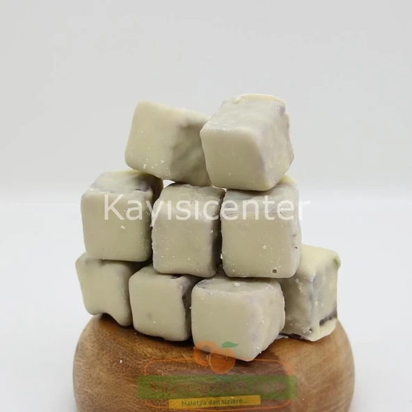 Toptan Kayısı Çikolatalı Lokum 15Kg Fildişi - 3