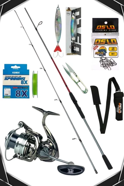 Oslo Next 4000 Big Bass 270cm 15-40gr 8X Spin Olta Seti - 1