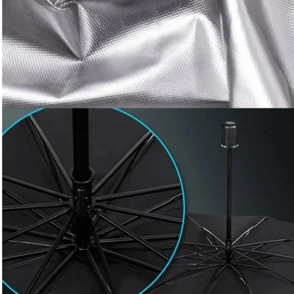 Oto Araba Güneşlik Şemsiye Tip Ön Cam Güneş Önleyici Katlanabilir. Tüm araçlara uygun - 5