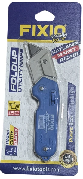 FIXIO KATLANIR PLASTİK MAKET BIÇAĞI 24 ADET - 3