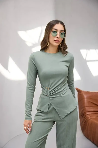 YANDAN TOKALI GENİŞ PAÇA TAKIM - 6