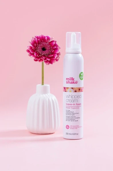 Milk_shake Whipped Cream Flower Çiçek Esanslı Vegan Durulanmayan Bakım Köpüğü 200 ml - Resim 3