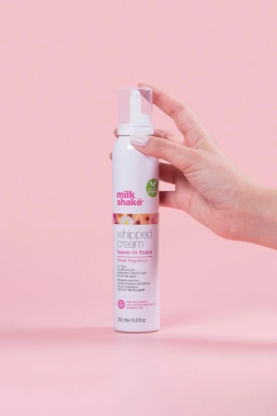 Milk_shake Whipped Cream Flower Çiçek Esanslı Vegan Durulanmayan Bakım Köpüğü 200 ml - Resim 2