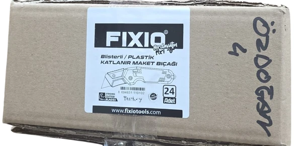 FIXIO KATLANIR PLASTİK MAKET BIÇAĞI 24 ADET - 4