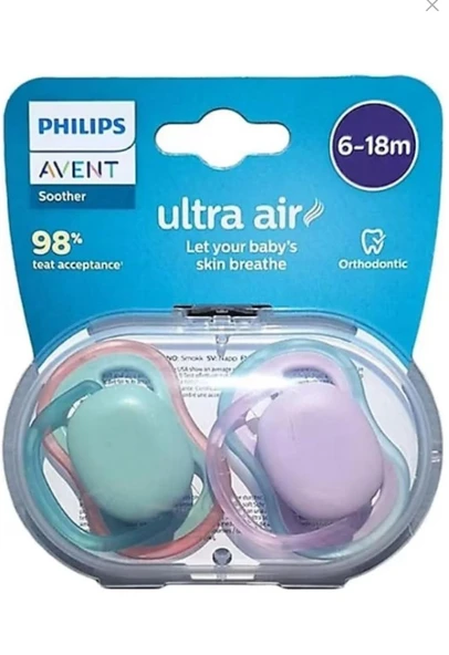 Philips Avent Ultra Air SCF085/16 6-18 Ay Desensiz Emzik - 1