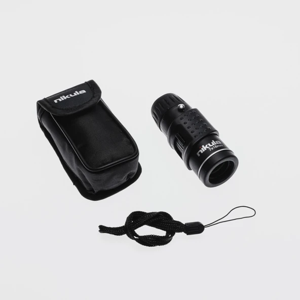 7 x 18 Avuç Içi Kauçuk Kaplamalı Hd Optik Cepte Taşınan Mini Monoküler Dürbün ürün görseli