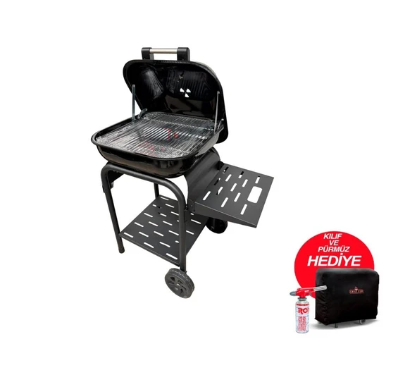 Grill Cup Garden Kömürlü Mangal   Siyah ürün görseli 1