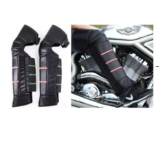 Bike sky Diz & Bacak Koruma Deri Reflektörlü Yağmur & Rüzgar & Soğuğa Karşı Yüksek seviye korumalı - Resim 2