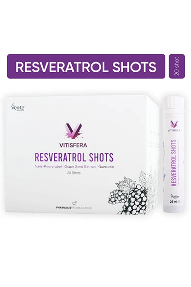 Vitisfera Resveratrol Shot Orman Meyveleri Aromalı 20x25 ml ürün görseli
