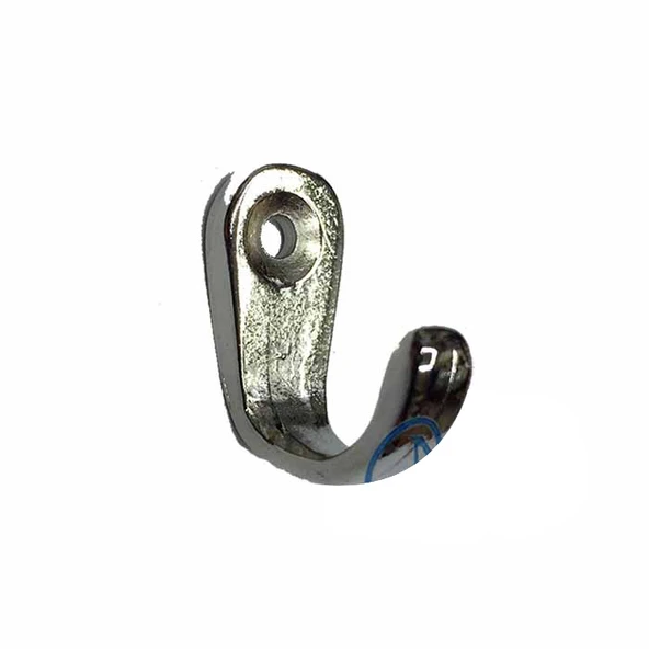 Tekli Anahtar, Bijuteri, Vitrin, Dekor Askısı - Nikel, 10x18x22 mm ürün görseli