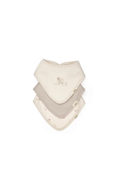 Bebek 3lü Fular %100 Organik Pamuk, Bebek ve Yenidoğan Serisi - CSY8191 - 2