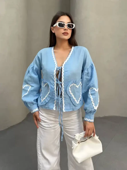 KALP CEPLI MUSLIN KIMONO - 10