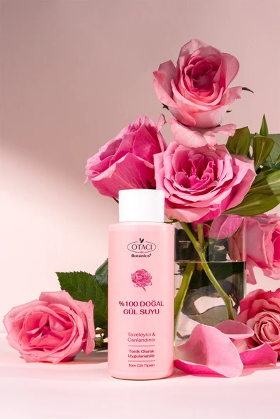 Otacı Gül Kürü % 100 Doğal Gül Suyu Canlandırıcı, Sıkılaştırıcı 150 ml - 5
