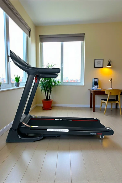 Mirror Otomatik Eğimli Koşu Bandı 2.5hp Katlanabilir Bluetooth'lu Hoparlörlü 110kg - 4