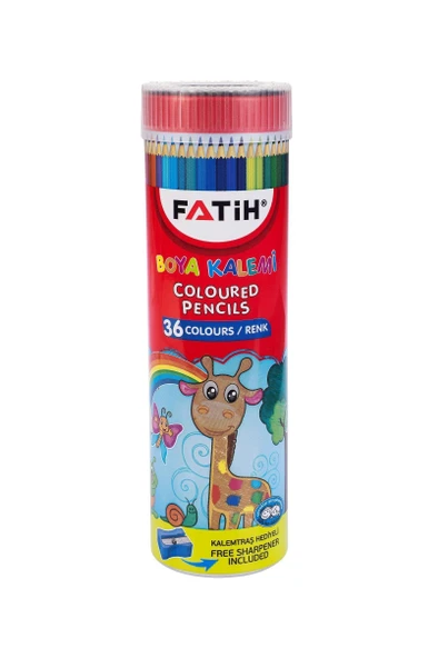 FATİH KURU BOYA TAM BOY TÜPLÜ 36 RENK