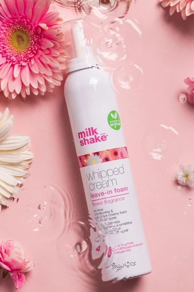 Milk_shake Whipped Cream Flower Çiçek Esanslı Vegan Durulanmayan Bakım Köpüğü 200 ml - Resim 4