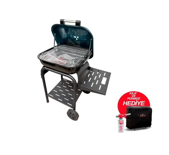 Grill Cup Garden Kömürlü Mangal   Yeşil ürün görseli