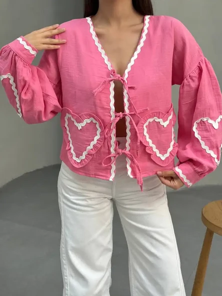 KALP CEPLI MUSLIN KIMONO - 4