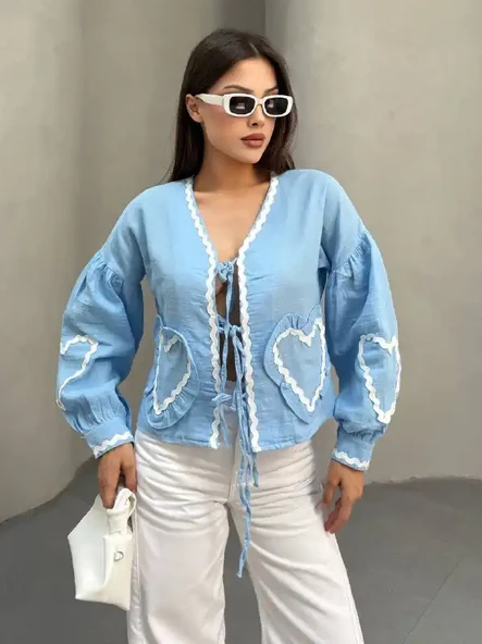 KALP CEPLI MUSLIN KIMONO - 11