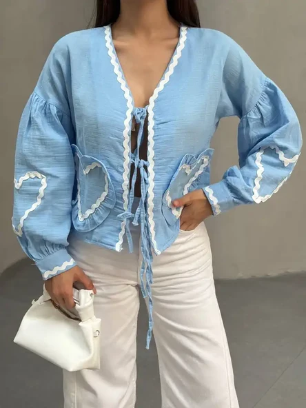 KALP CEPLI MUSLIN KIMONO - 9