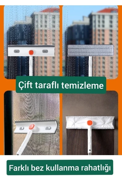 Oynar Başlıklı Bükülür Mop Cam Silecek - 2