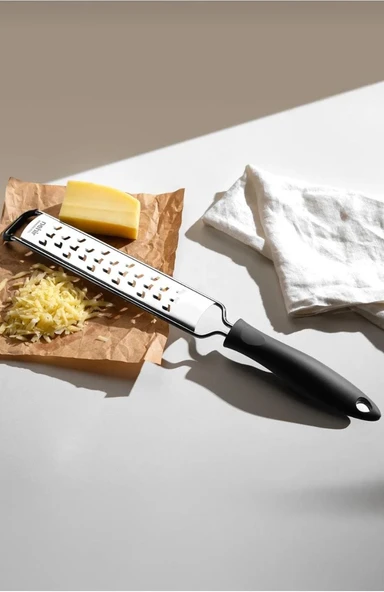 Paslanmaz Çelik Lazer Kesimli El Rendesi SLİKON KAYMAZ ALT TABAN - 5