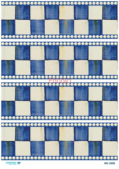 Diamond Pirinç Dekopaj Kağıdı - 2238 ürün görseli