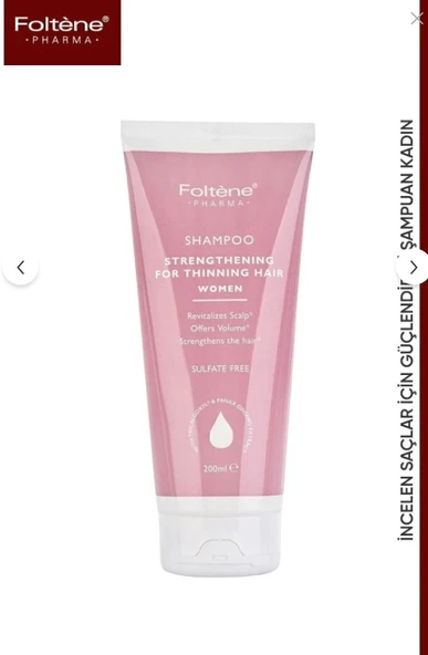 Foltene Pharma Saç Dökülmesine Karşı Kadınlara Özel Aktif Şampuan 200 Ml ürün görseli 1