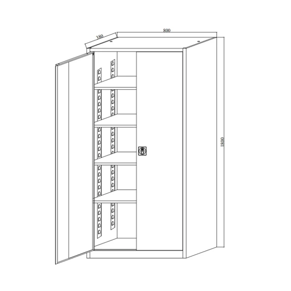 Çelik Dosya Dolabı Metal Dolap Ofis Dolapları Arşiv , Garaj , Bahçe , Kiler , Balkon - Resim 5