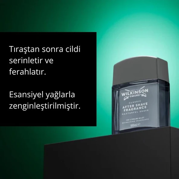 Wilkinson Sword Classic Aftershave Tıraş Sonrası Losyon 100ml - Resim 2