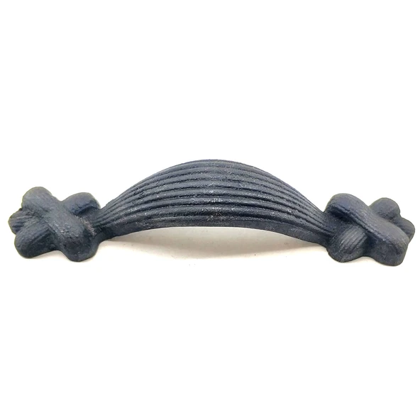 Antika Tarz Dekoratif Pirinç Örgü Mobilya Kulbu - 22x120 mm, Oksit ürün görseli