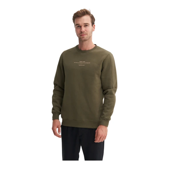 Erkek Bisiklet Yaka Sweatshirt CAZ.53315 - Resim 9