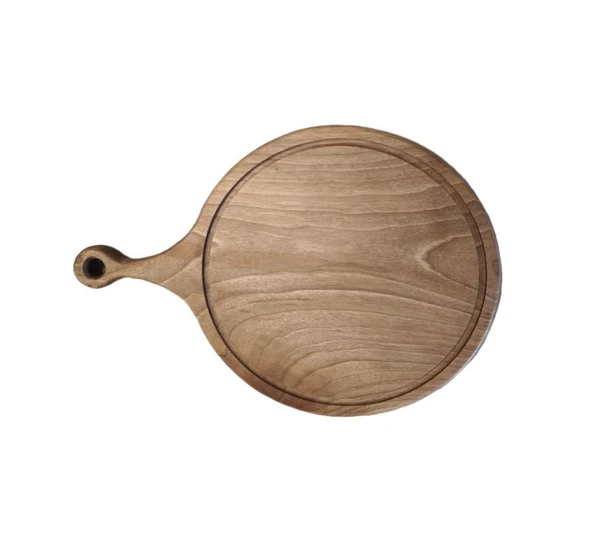 Wood Art Yuvarlak Ceviz Sunum Tabağı 30cm ürün görseli