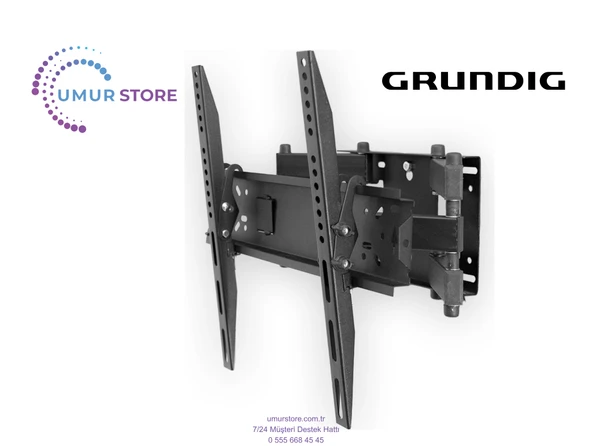 Grundig 55 Ghq 9500 55” 4k Uhd Google Qled 42-65 inç Hareketli LCD LED TV Duvar Askı Aparatı