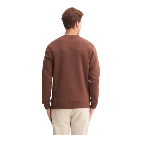 Erkek Bisiklet Yaka Sweatshirt CAZ.53315 - Resim 4