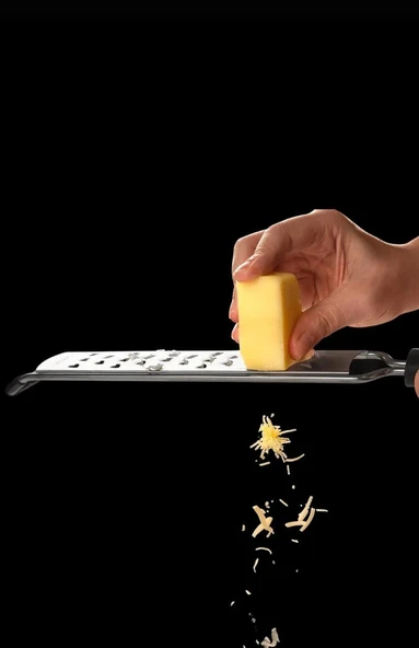 Paslanmaz Çelik Lazer Kesimli El Rendesi SLİKON KAYMAZ ALT TABAN - 6