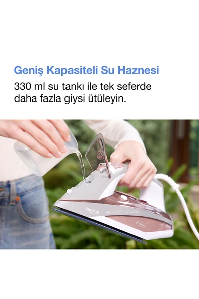 Fakir Spring Buharlı Ütü Gül Kurusu - 4