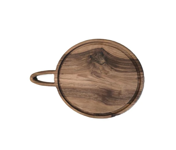 Wood Art Ceviz Sunum Tabağı 30x44cm ürün görseli