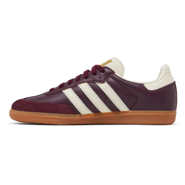 adidas Samba OG Maroon Gold Metallic - 2