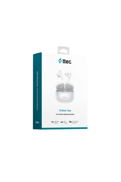 Ttec AirBeat Clap Gerçek Kablosuz TWS Bluetooth Kulaklık- 2KM160 - Resim 8