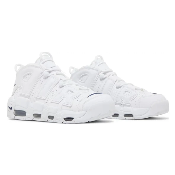 Nike Air More Uptempo 96 White White Midnight Navy - 5
