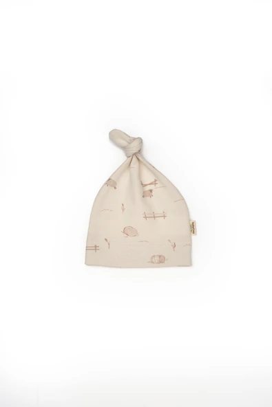 Bebek 3'lü Şapka %100 Organic Pamuk - Yenidoğan Serisi - CSY8192 - 4