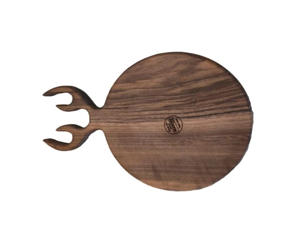 Wood Art Ceviz Sunum Tabağı 25x45cm ürün görseli