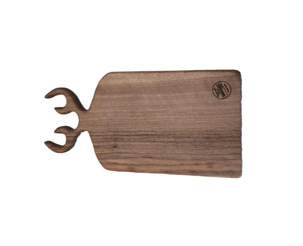 Wood Art Ceviz Sunum Tabağı 20x45cm ürün görseli