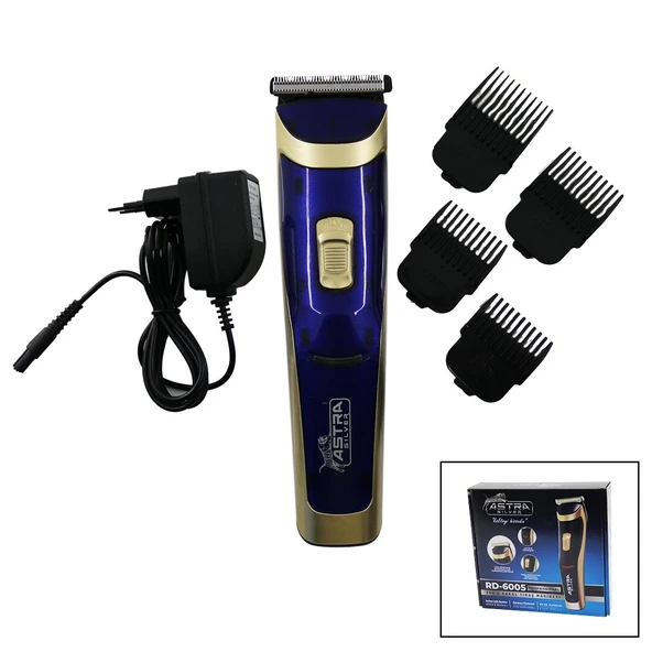 SAÇ SAKAL KESME TRAŞ MAKİNESİ FİŞ ŞARJLI - LED GÖSTERGE - RENKLİ KROM KAPLAMA GÖVDE  RD-6005 (5250) ürün görseli 1