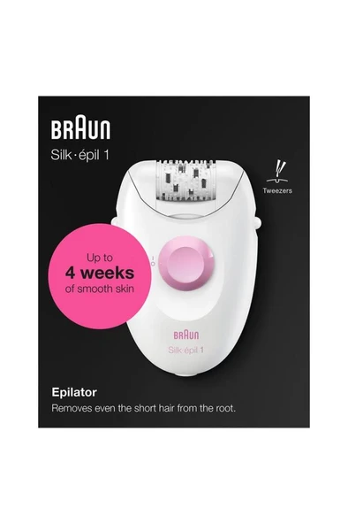 Braun Silk-épil 1 1176 Kablolu Epilatör - 6