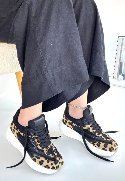 Kendy Leopar Nubuk Spor Ayakkabı - Resim 9