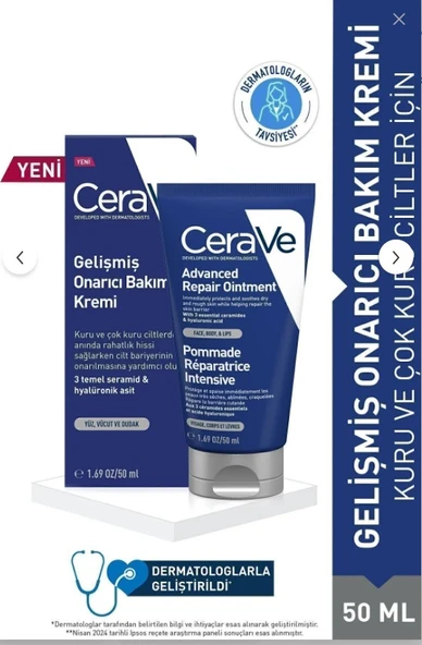 CeraVe Gelişmiş Onarıcı Bakım Kremi 50 ml ürün görseli 1